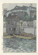 Near Yanagibashi from the series Eight Views of Tokyo
